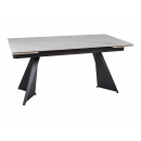 Стол обеденный SIGNAL LACONI белый/черный 160-220/90